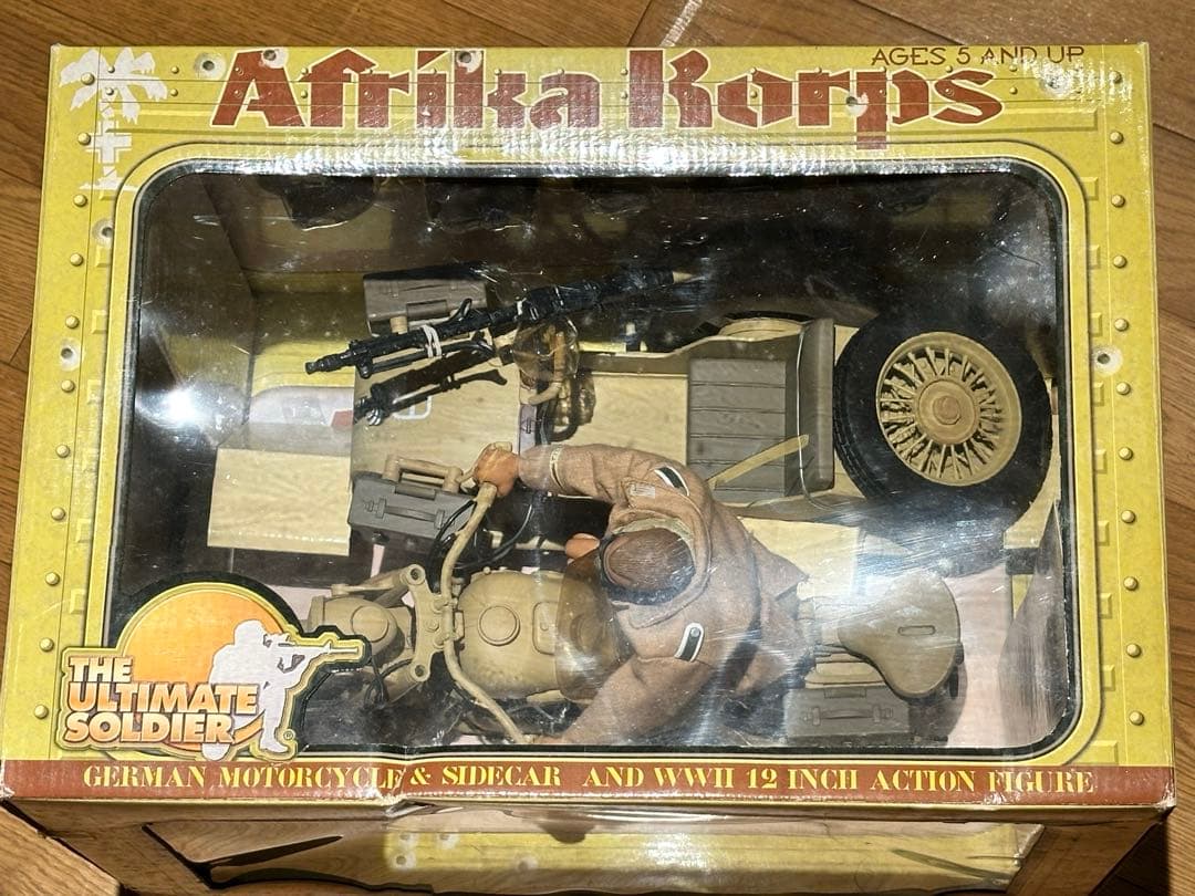 絶版品　1/6サイズ　ドイツ軍アフリカ大隊　サイドカー