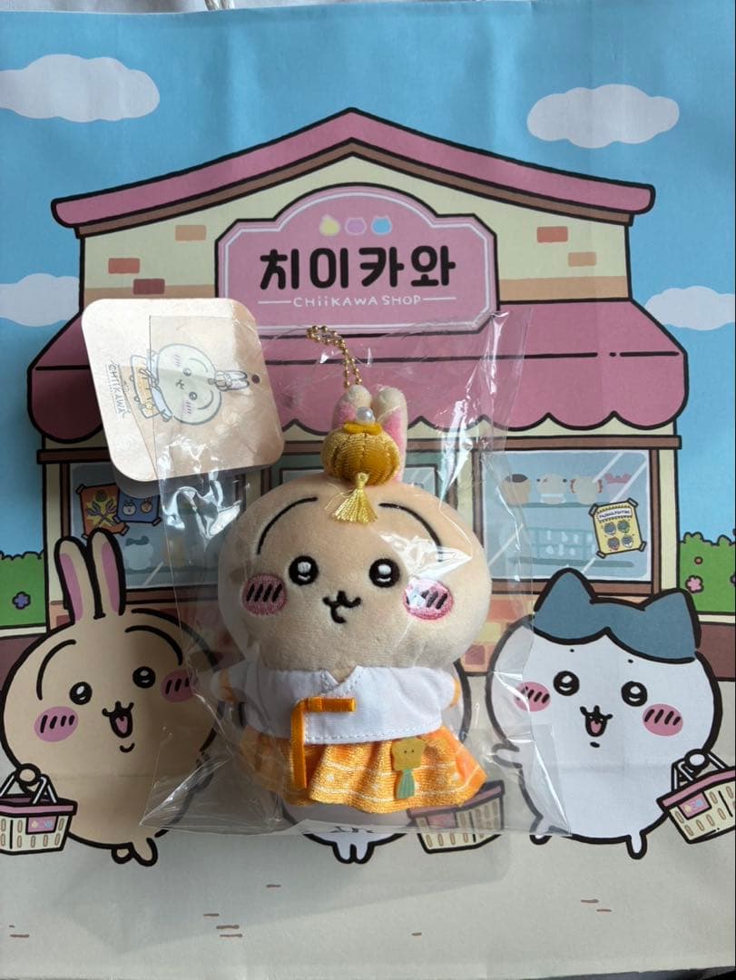 ☆ 韓国限定 ちいかわショップ 韓服マスコット うさぎ☆