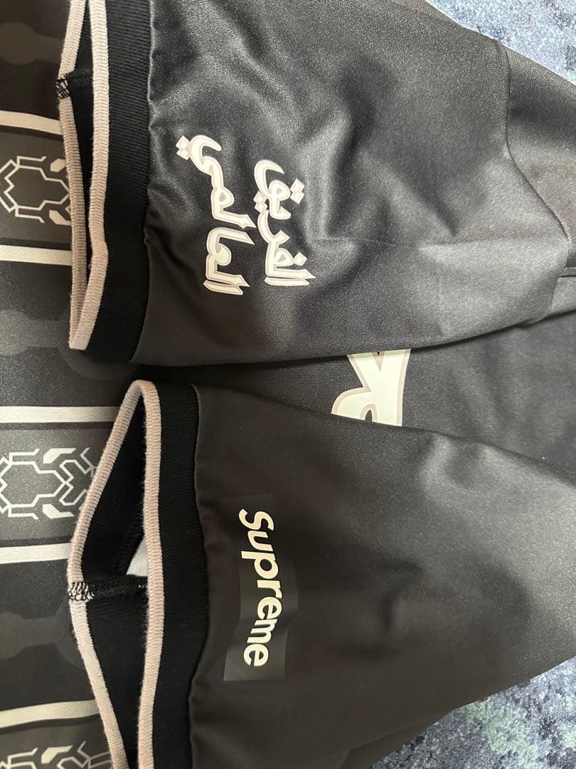 Supreme Arabic Soccer Jersey ”Black“L