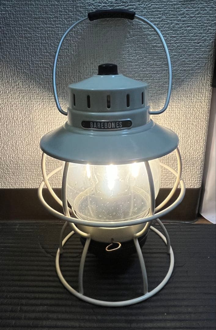 ベアボーンズ リビング レイルロード ランタン LEDヴィンテージホワイト