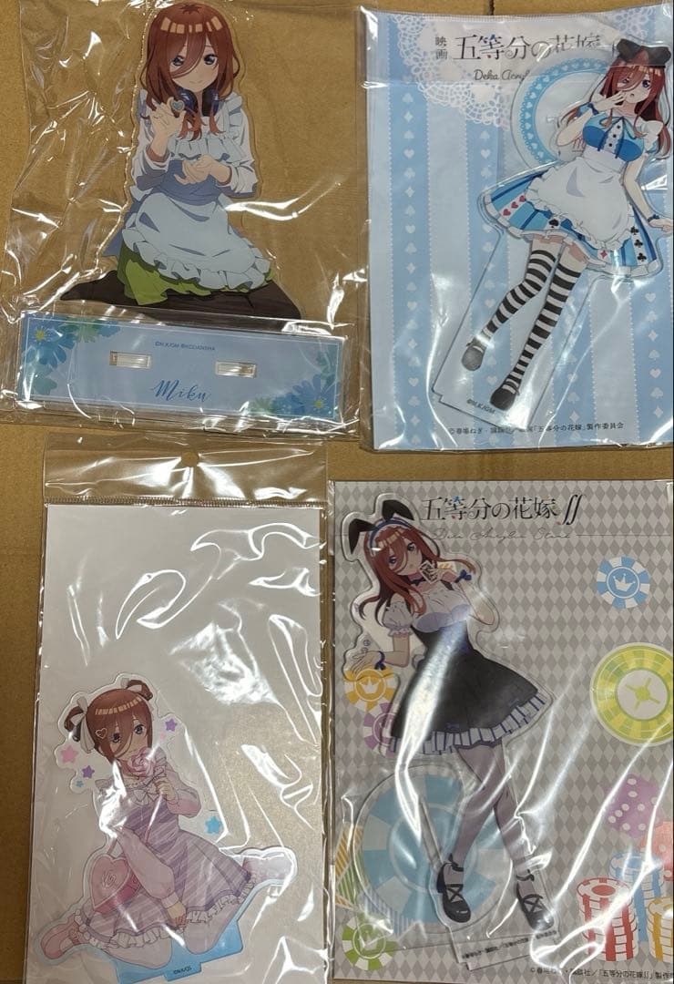 五等分の花嫁　アクリルグッズ(数点その他)