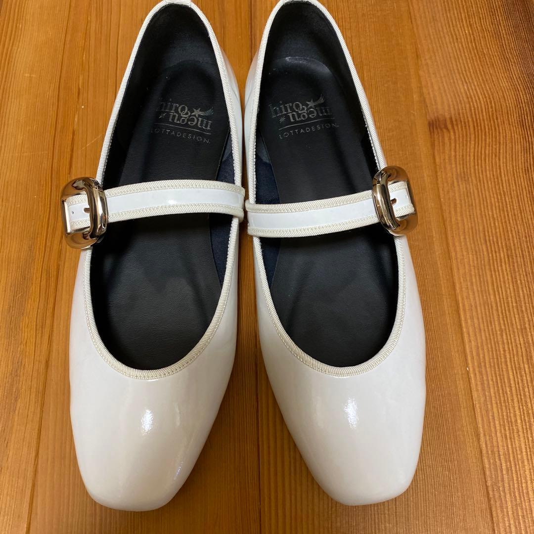 ロッタデザイン　ひろめぐコラボバックルベルテットバレエ　レディース美品23.5