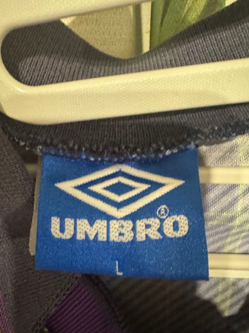 斑*尾様 90sスコットランド代表ユニフォームUmbro チェック柄サッカーシャ