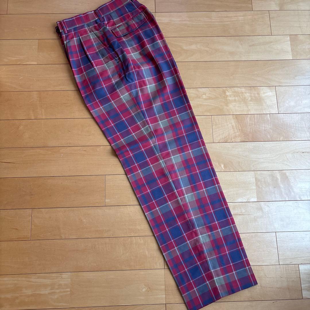 セール！【パーリーゲイツ】ゴルフパンツ【美品】 メンズ　チェックスラックス