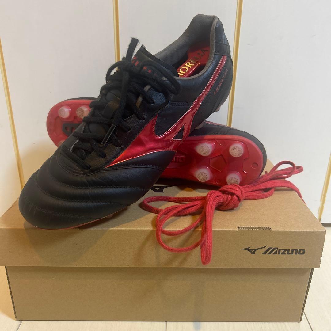Mizuno モレリア 2 海外限定ブラック/レッド 箱付き