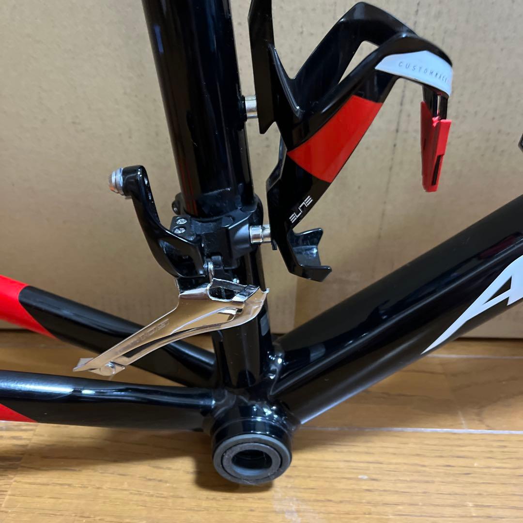ANCHOR RS6 ロードバイクフレーム ブラック/レッド