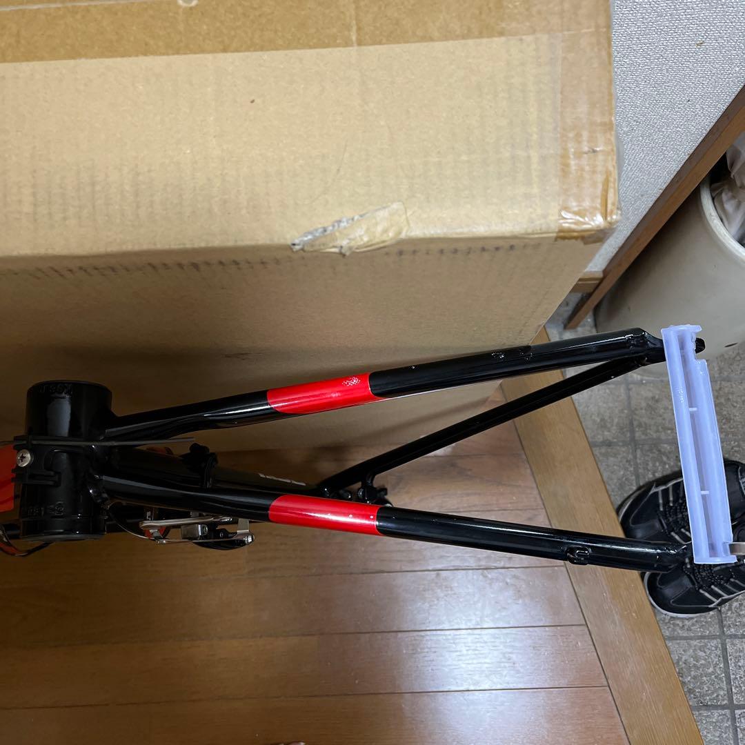 ANCHOR RS6 ロードバイクフレーム ブラック/レッド