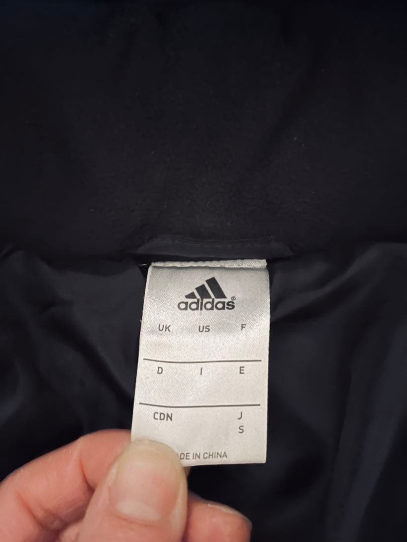 adidas ベンチコート J5 黒
