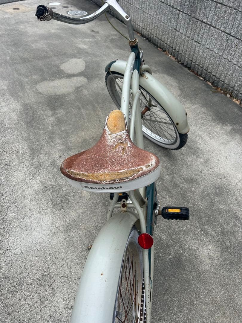 レインボービーチクルーザー 自転車 26インチ クリーム色　大阪府は配達可能