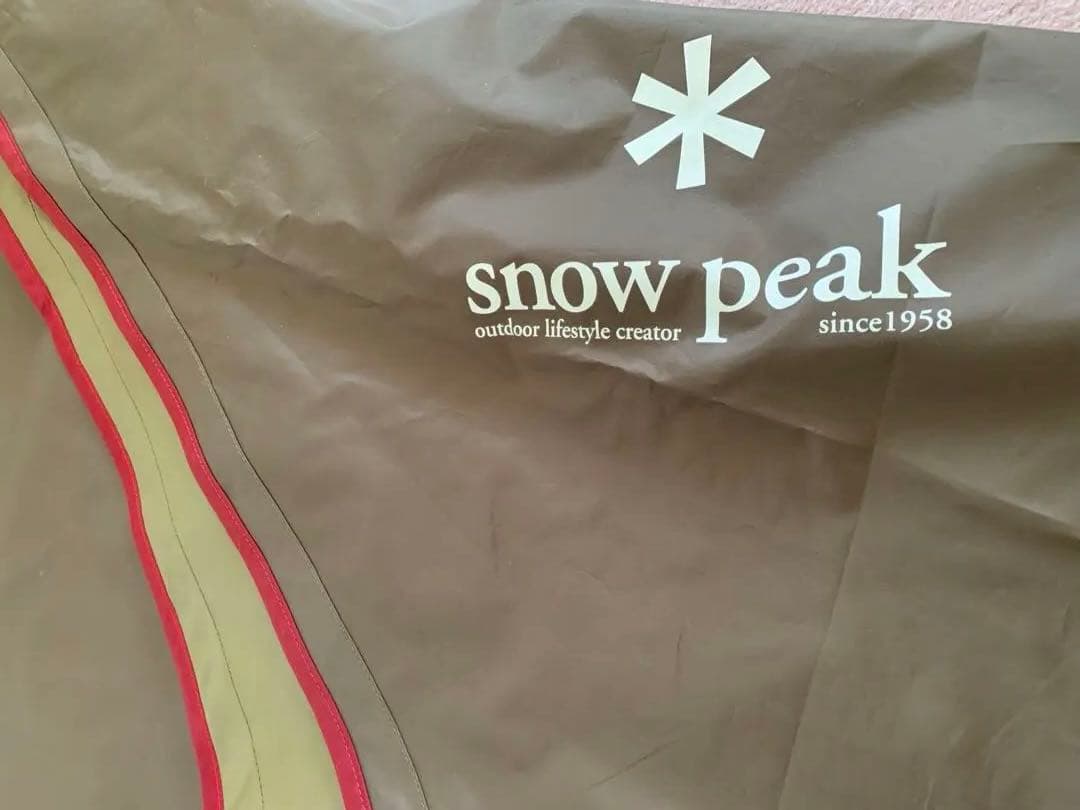 【 peak 】スノーピーク コネクトタープ+ウイングポール レッド