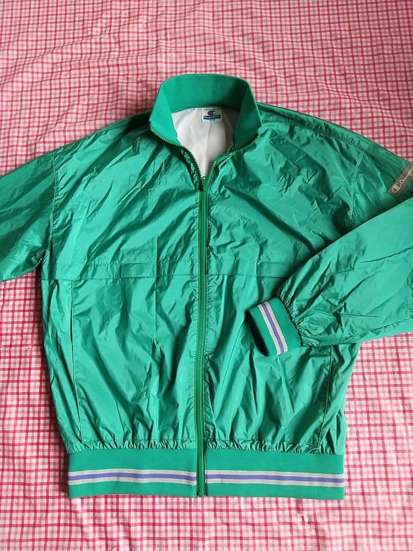 【美品】日本製　Champion　ヴィンテージ　ウインドブレーカー　セットアップ