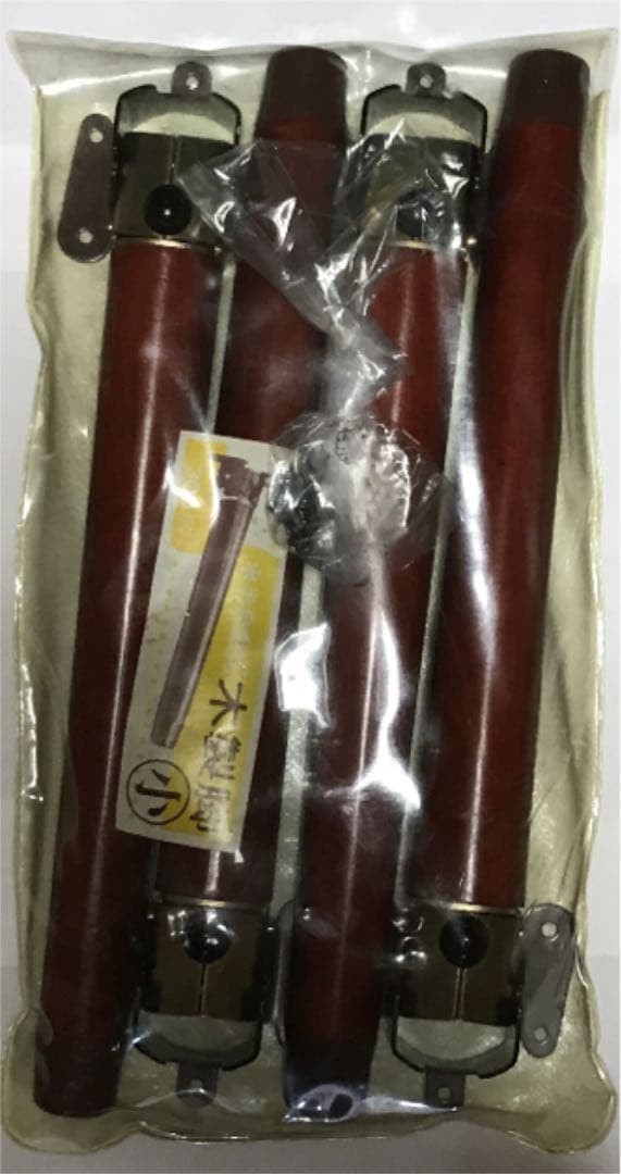 一点物　木製脚　小　300mm　半自動式　丸型　4本組　ビス付