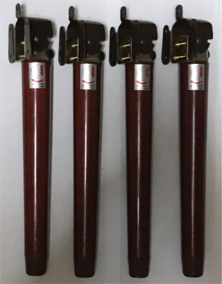 一点物　木製脚　小　300mm　半自動式　丸型　4本組　ビス付