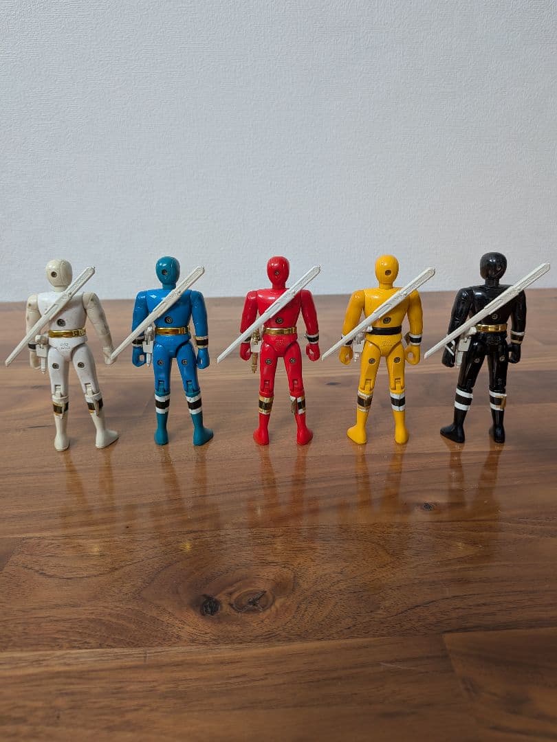忍者戦隊カクレンジャー　超合金　フィギュア５体セット　各武器付属　希少・貴重