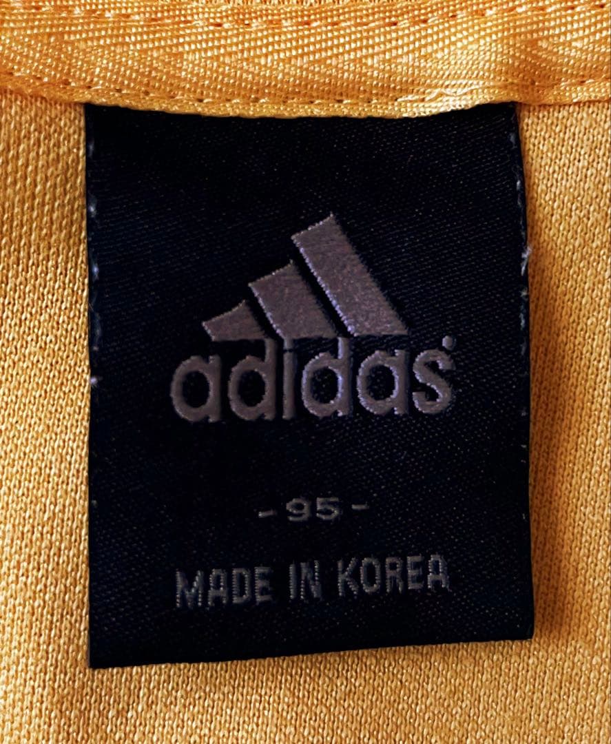 【希少】adidas/ジャージ/トラックジャケット/イエロー/黒/韓国