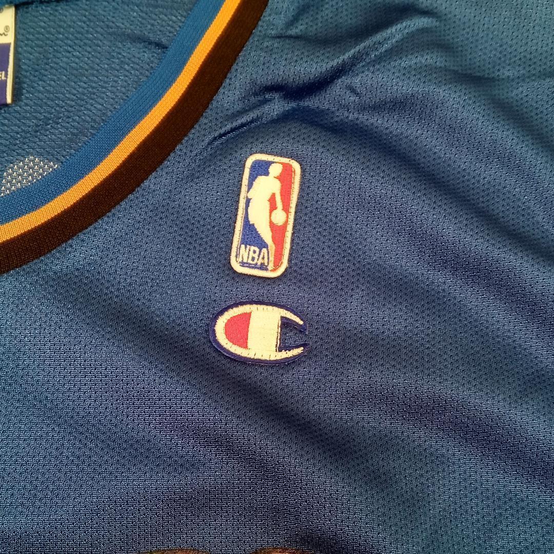 美品 希少 Champion チャンピオン NBA 刺繍ロゴ ユニフォーム