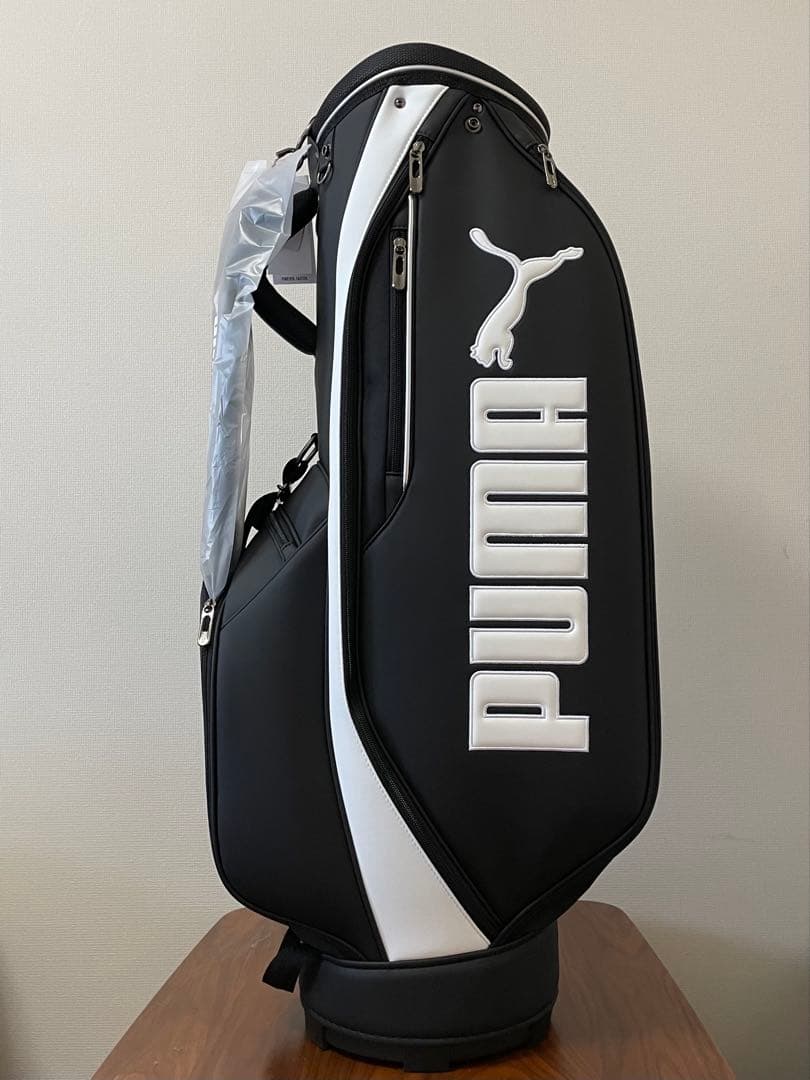 新品未使用　PUMA（プーマ）キャディバッグ　軽量　黒/白