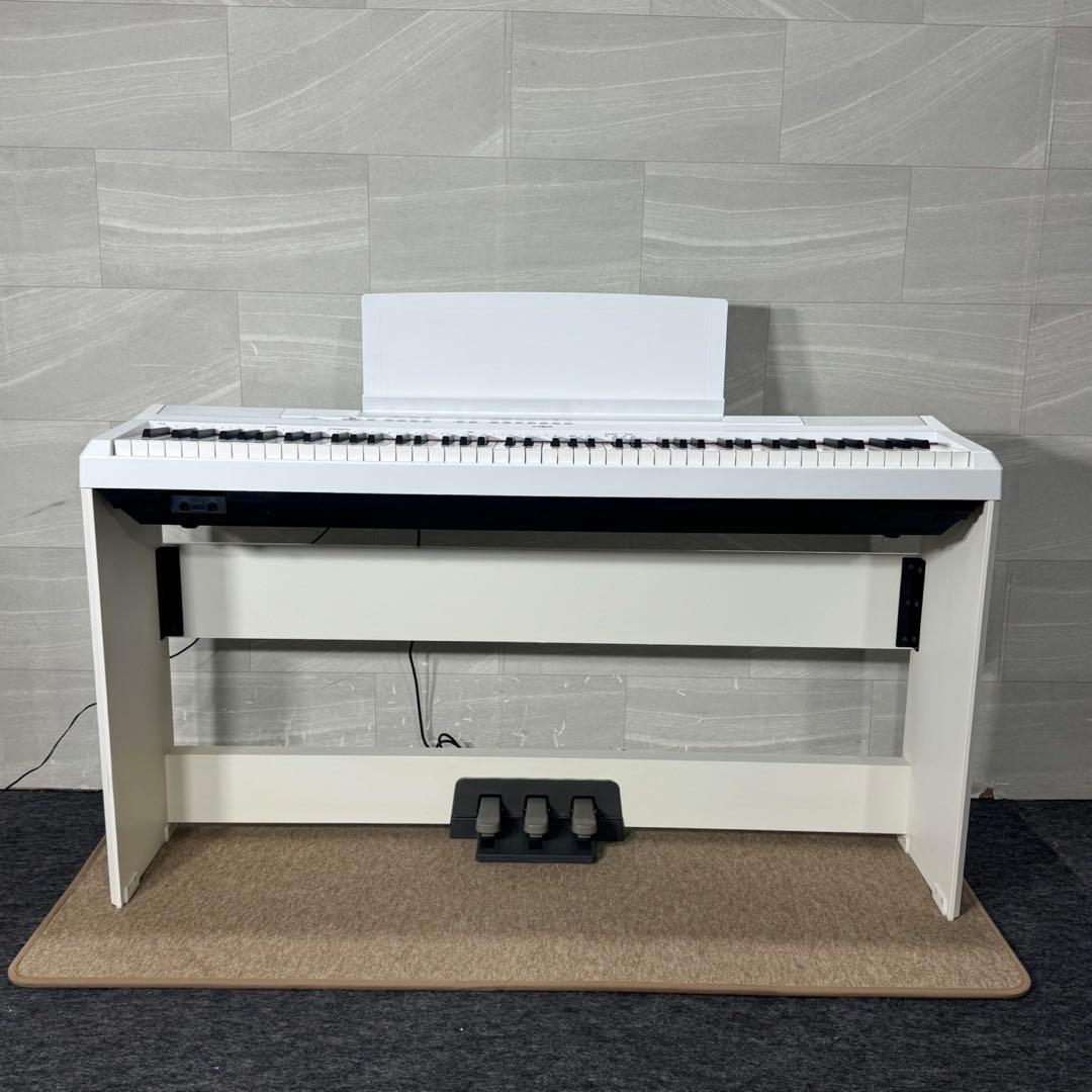 YAMAHA 電子ピアノ P-115 WH 2016年 スタンド d5351