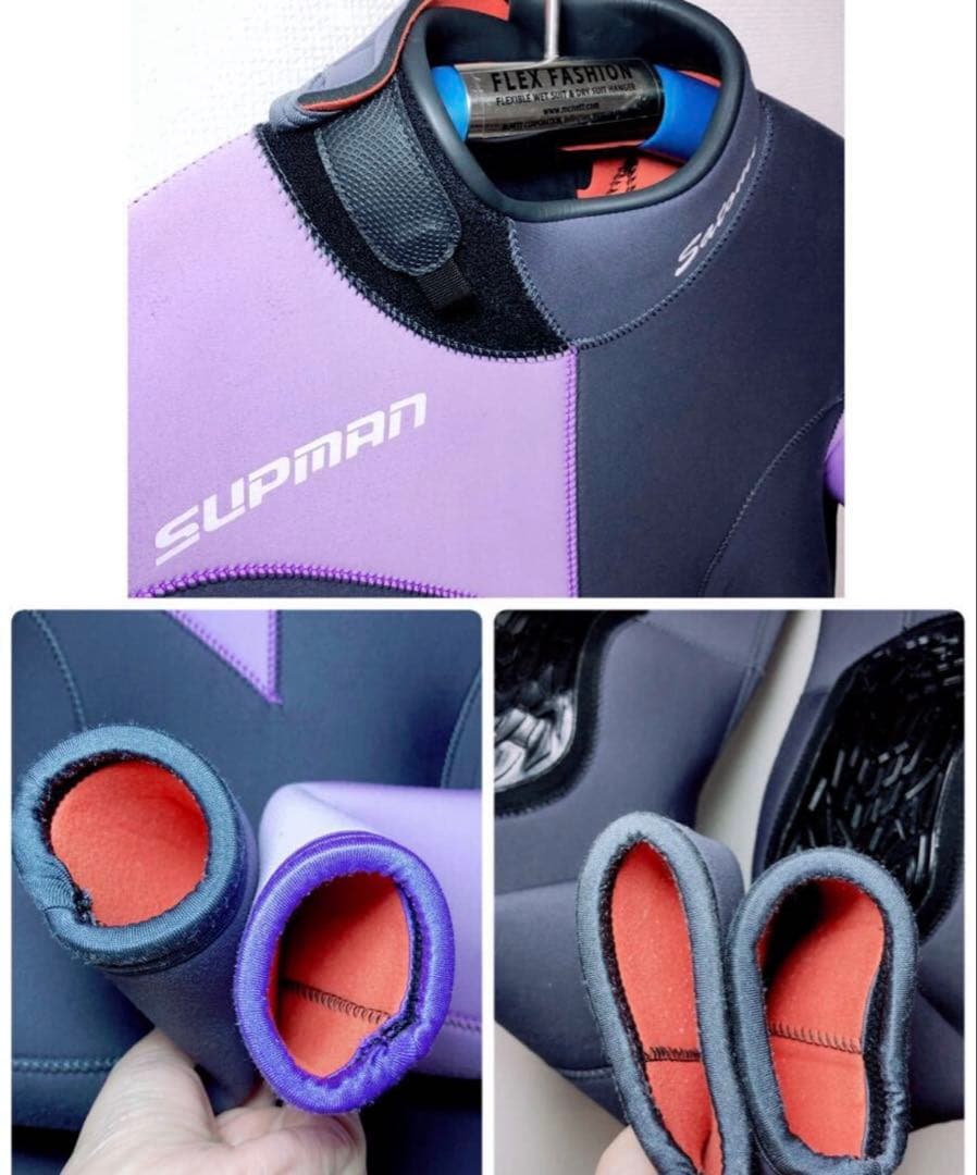 SUPMAN world dive ウェットスーツ フード付き レディース