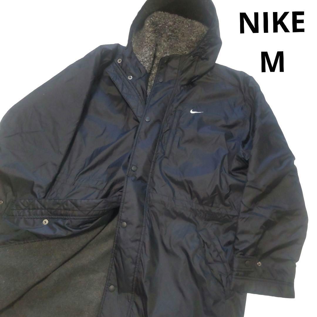 NIKE М ベンチコート ボア フード付き ブラック メンズ ナイキ