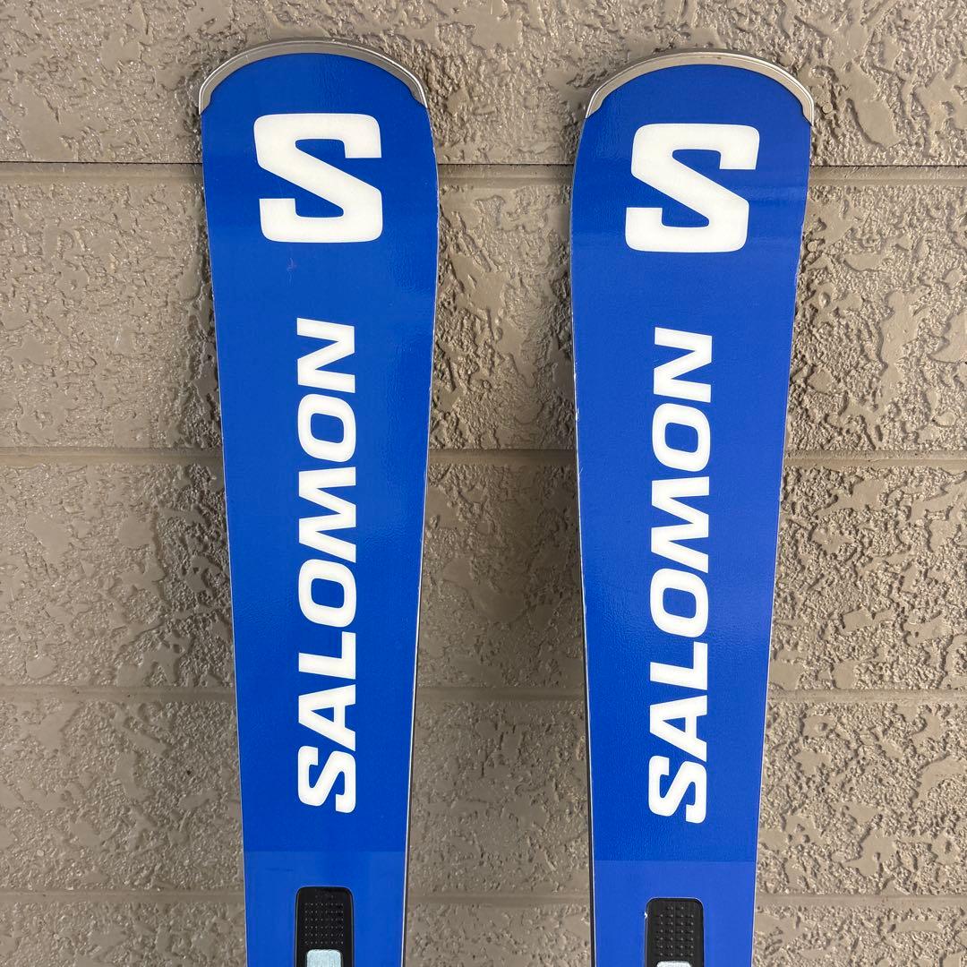 SALOMON スキー板 青 バインディング付き