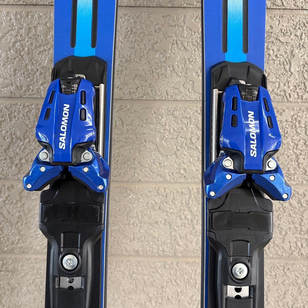SALOMON スキー板 青 バインディング付き