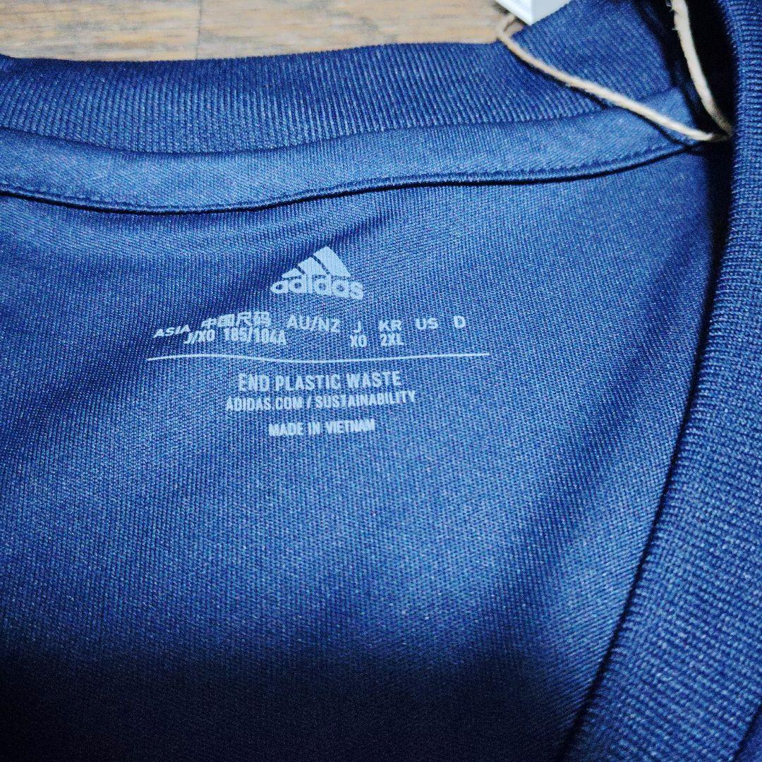 adidas ネイビー 半袖シャツ NISSAN SHATAI 新品です✨