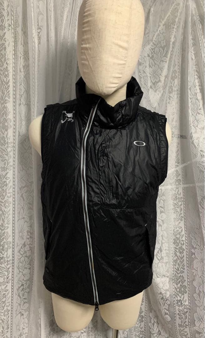 OAKLEY GOLF オークリー アシメトリー　テック中綿ベスト　黒　Lサイズ