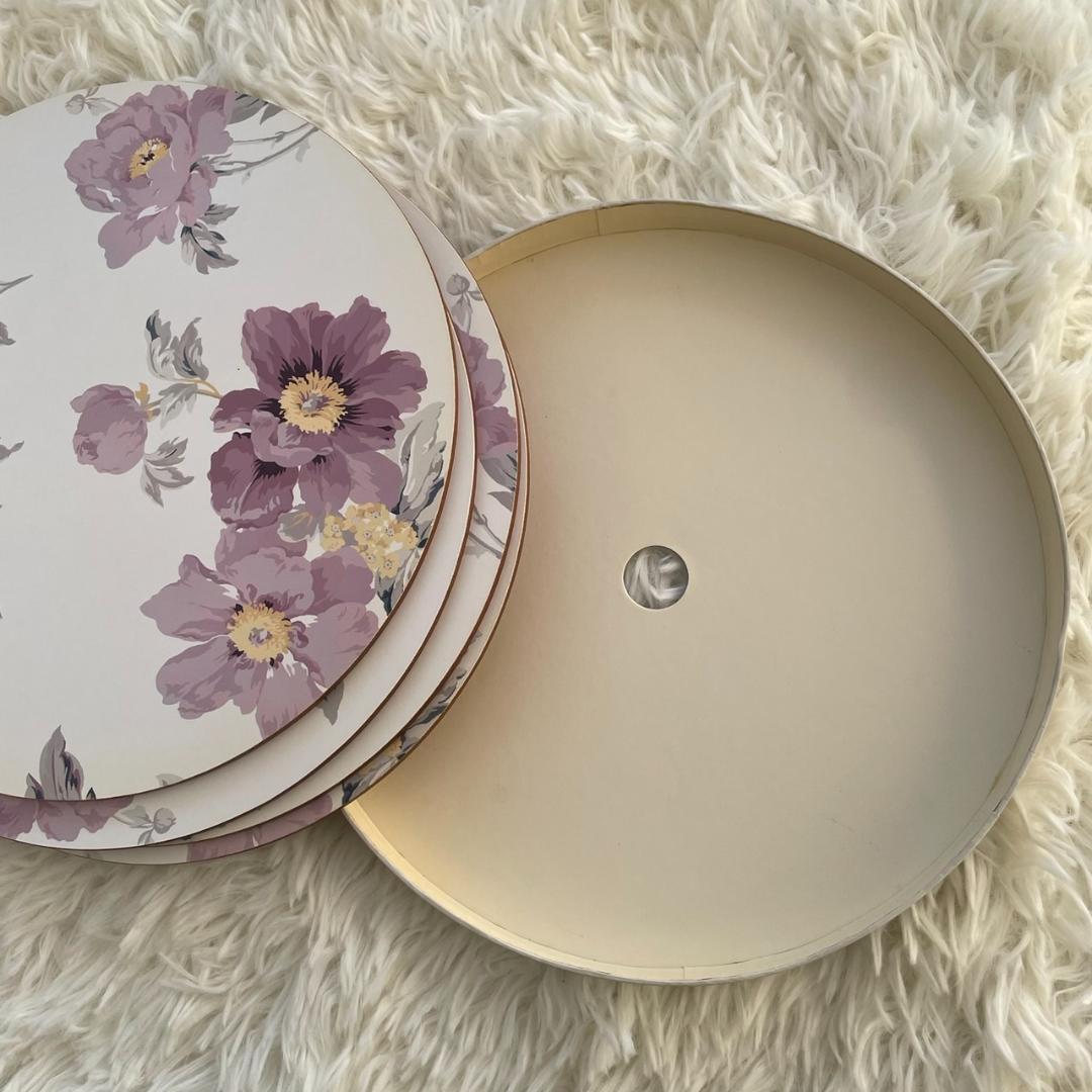 美品★レア★LAURA ASHLEY 花柄 プレイスマット&コースター 各4枚