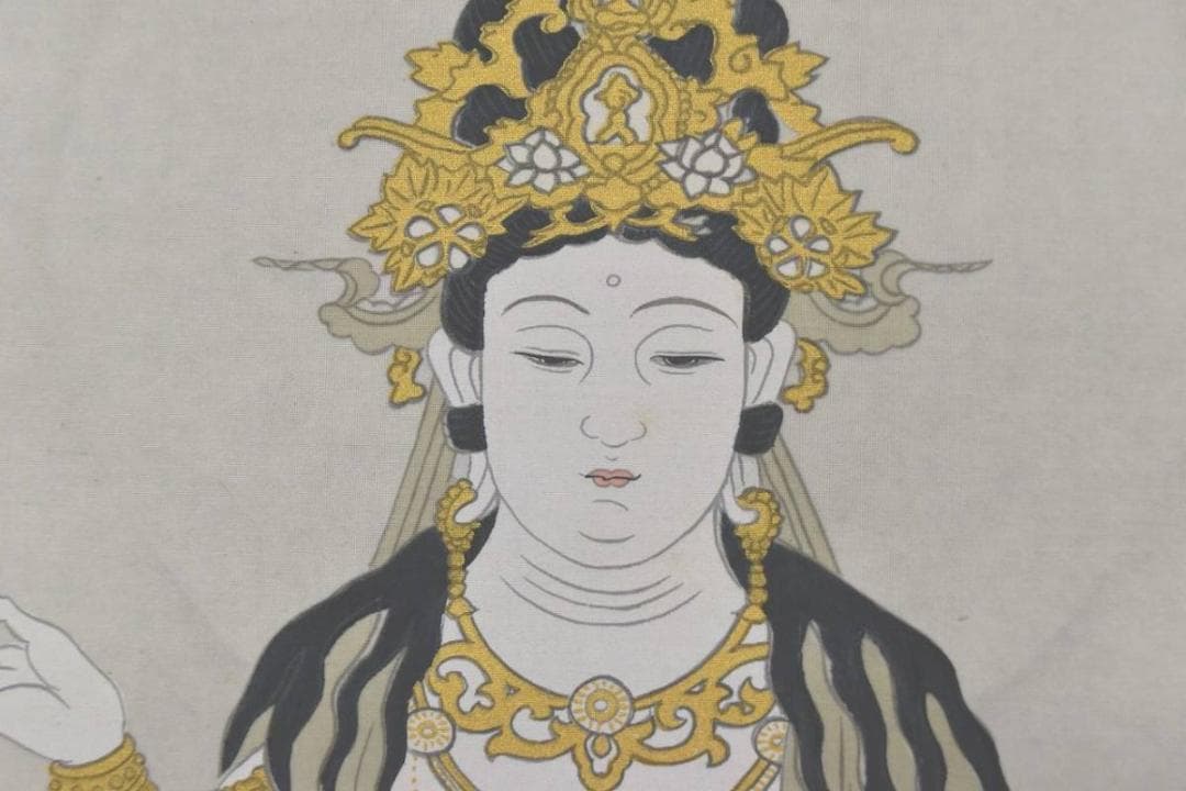 【真作】瀬戸内観音霊場三十三箇所集印肉筆掛軸/掛軸/名家伝来/AA-377