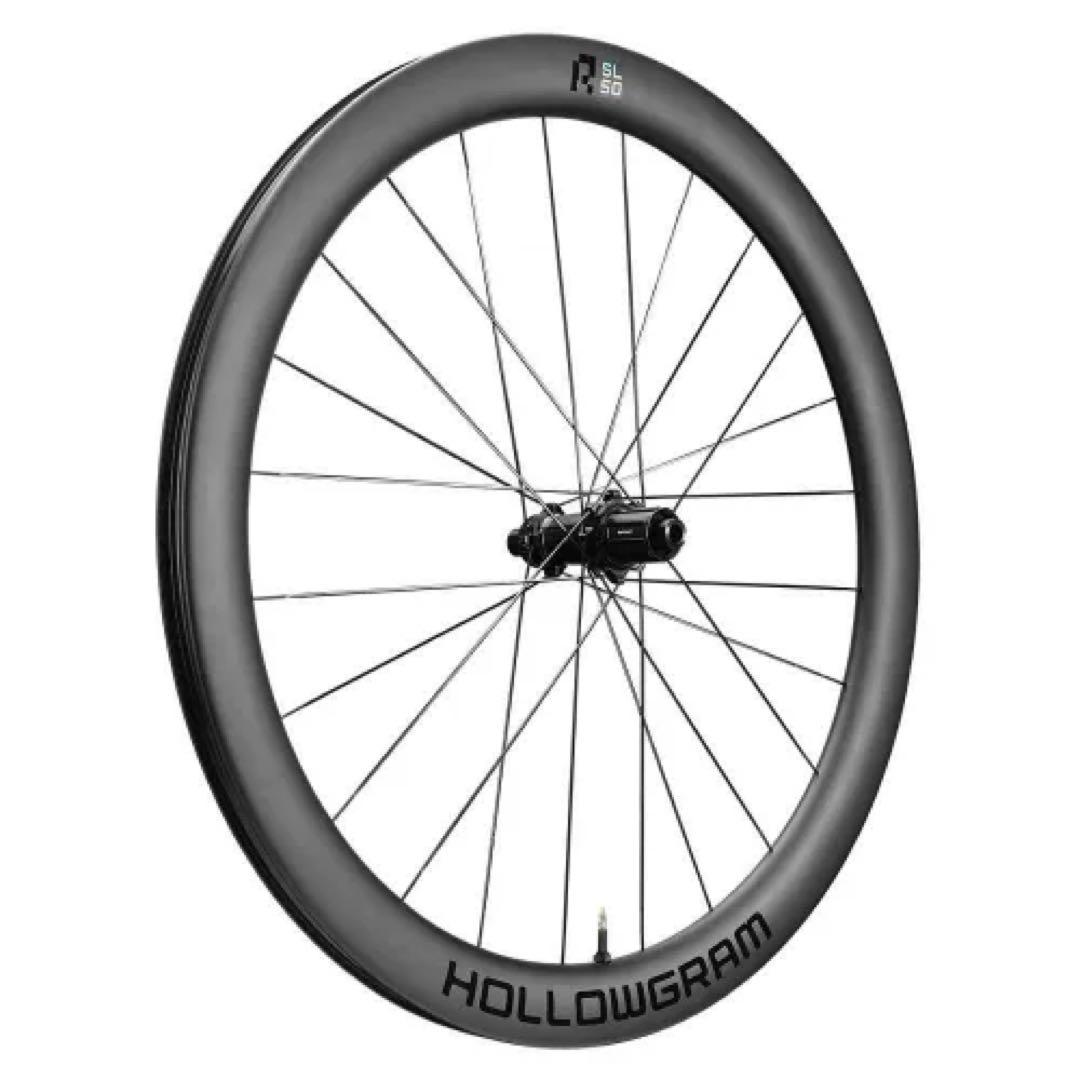 【極美品】HollowGram R-SL 50 カーボンホイール前後セット