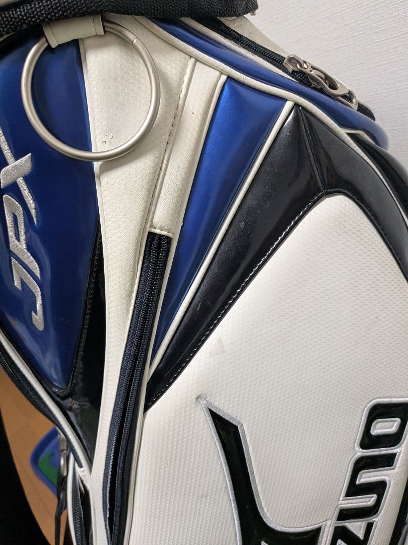 【人気モデル】ミズノ MIZUNO JPX キャディバッグ ホワイト×ブルー