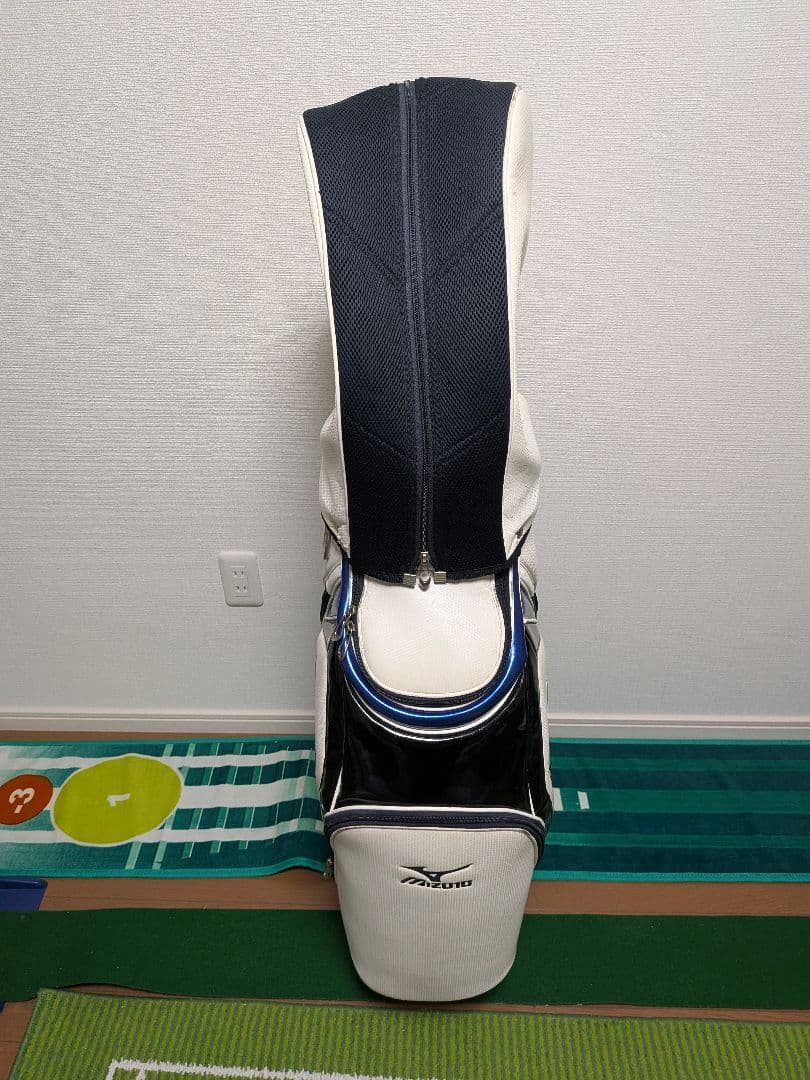 【人気モデル】ミズノ MIZUNO JPX キャディバッグ ホワイト×ブルー