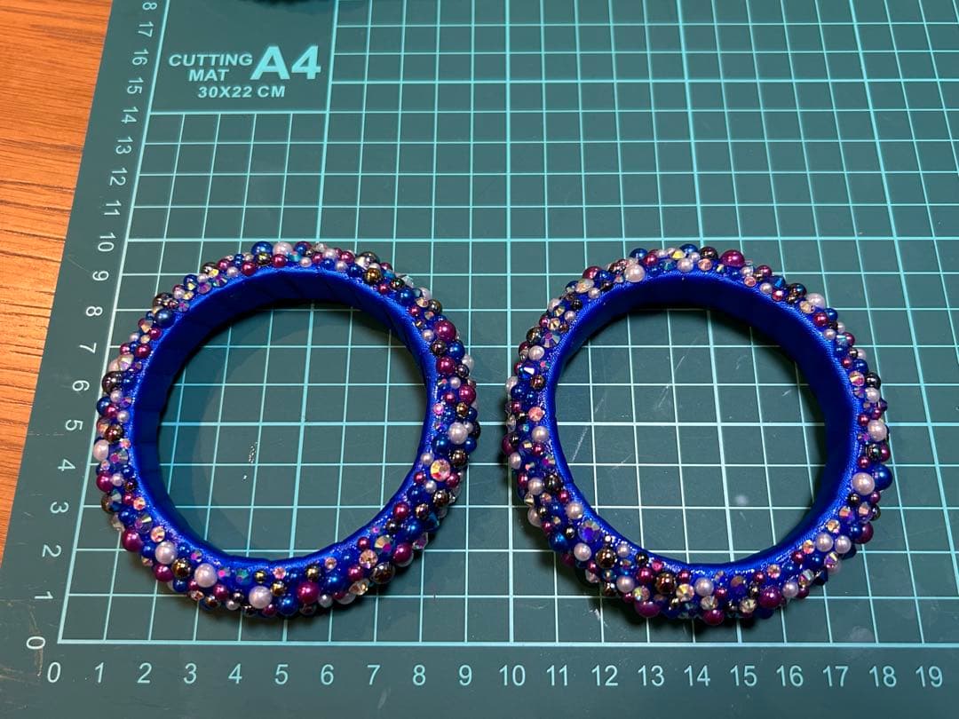 匿名発送♡バングル3個セット♡ブルー系3本セット