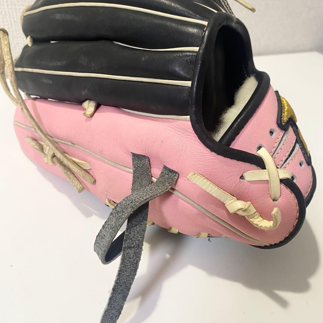 ミズノプロ 軟式 オーダーグラブ 耕作印 内野手 ピンク MizunoPro