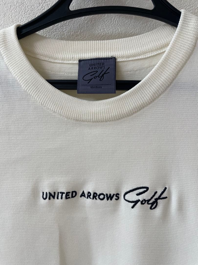 UNITED ARROWS Golf アイボリー セーター M 薄手 未使用品