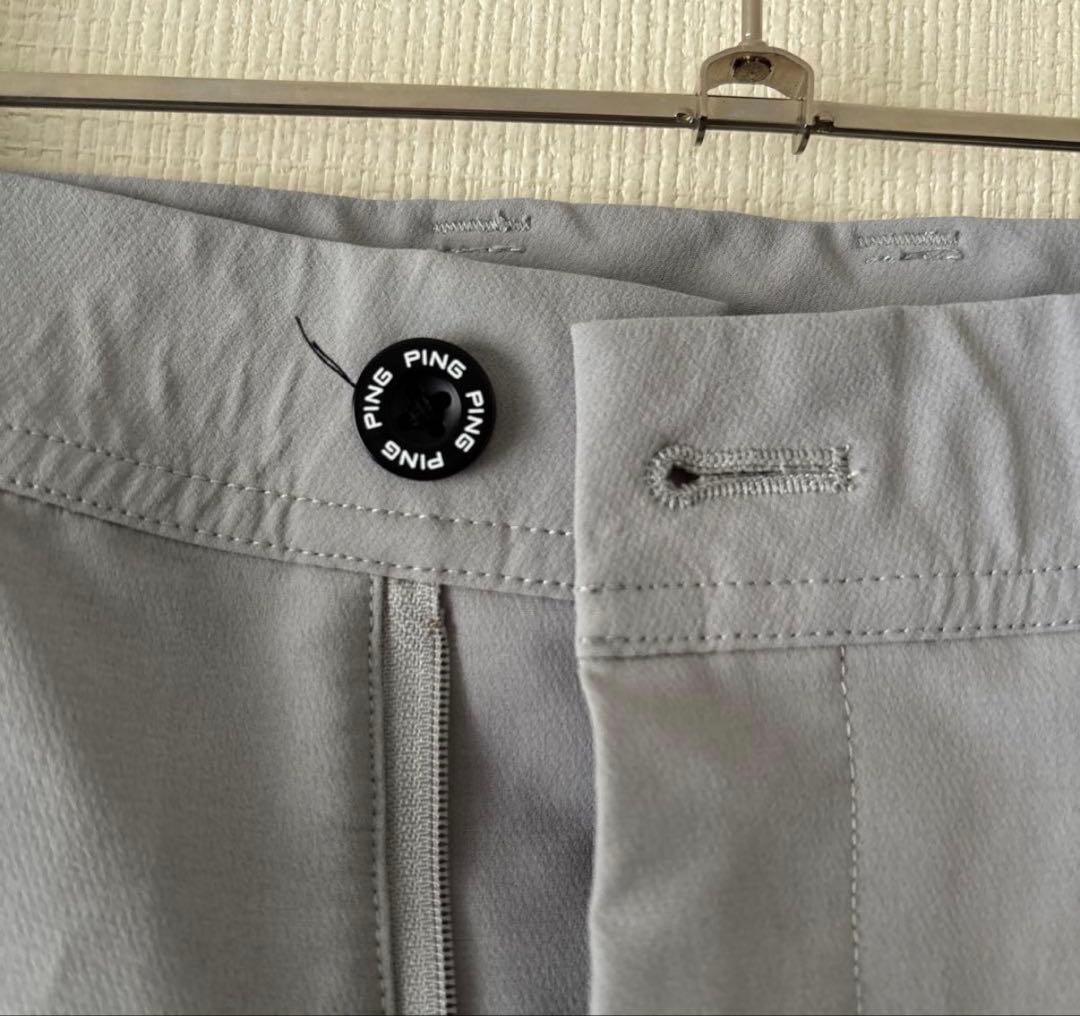 PING グレー ゴルフパンツ　Ｌサイズ　ストレッチ