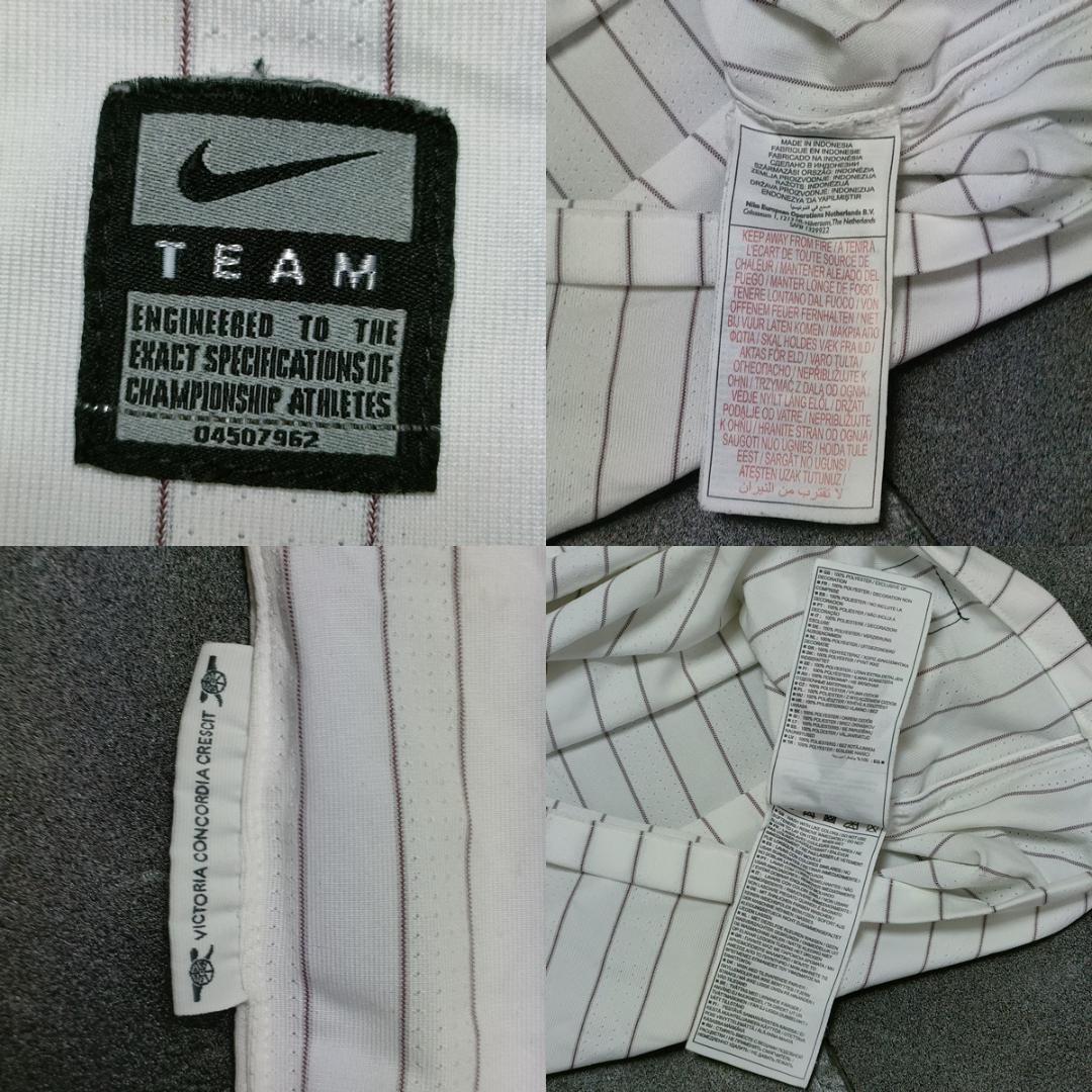 【希少】ナイキ アーセナル ユニフォーム 半袖 XLサイズ ストライプ nike