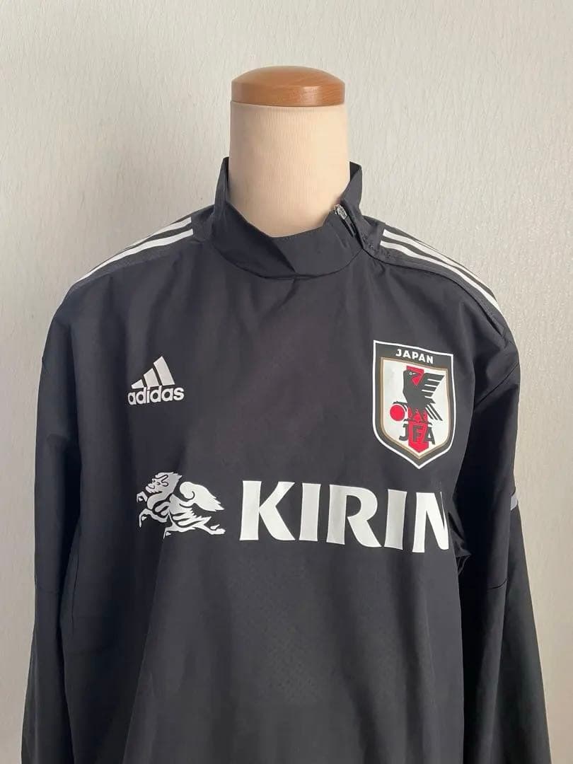 アディダスJFA 日本代表 KIRINウィンドブレーカー 黒 XOサイズ