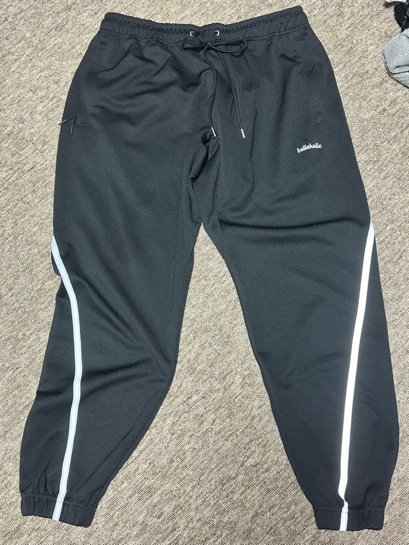 ballaholic Logo Jersey Pants (黒/グレー)