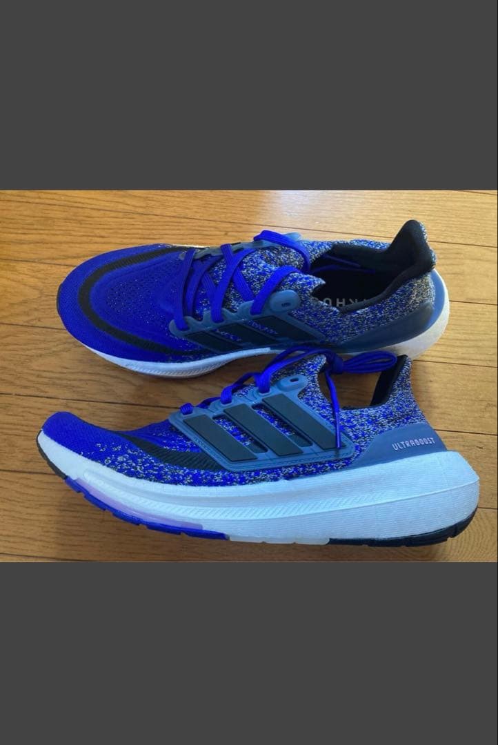 アディダス UltraBoost 青紫 スニーカー サイズ 27