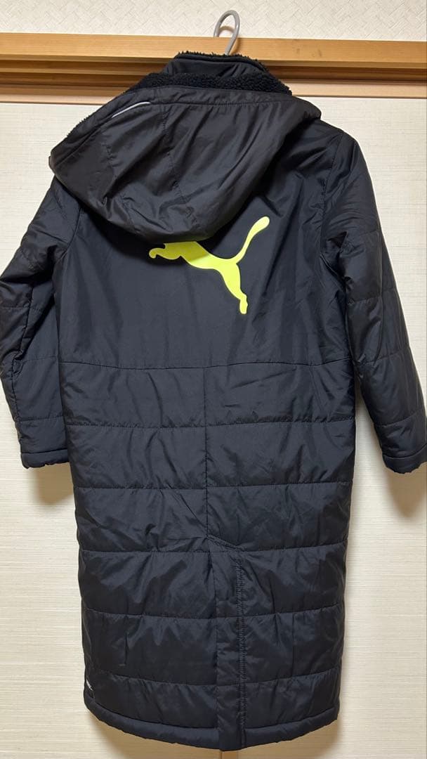 PUMA ブラック ベンチコート 130