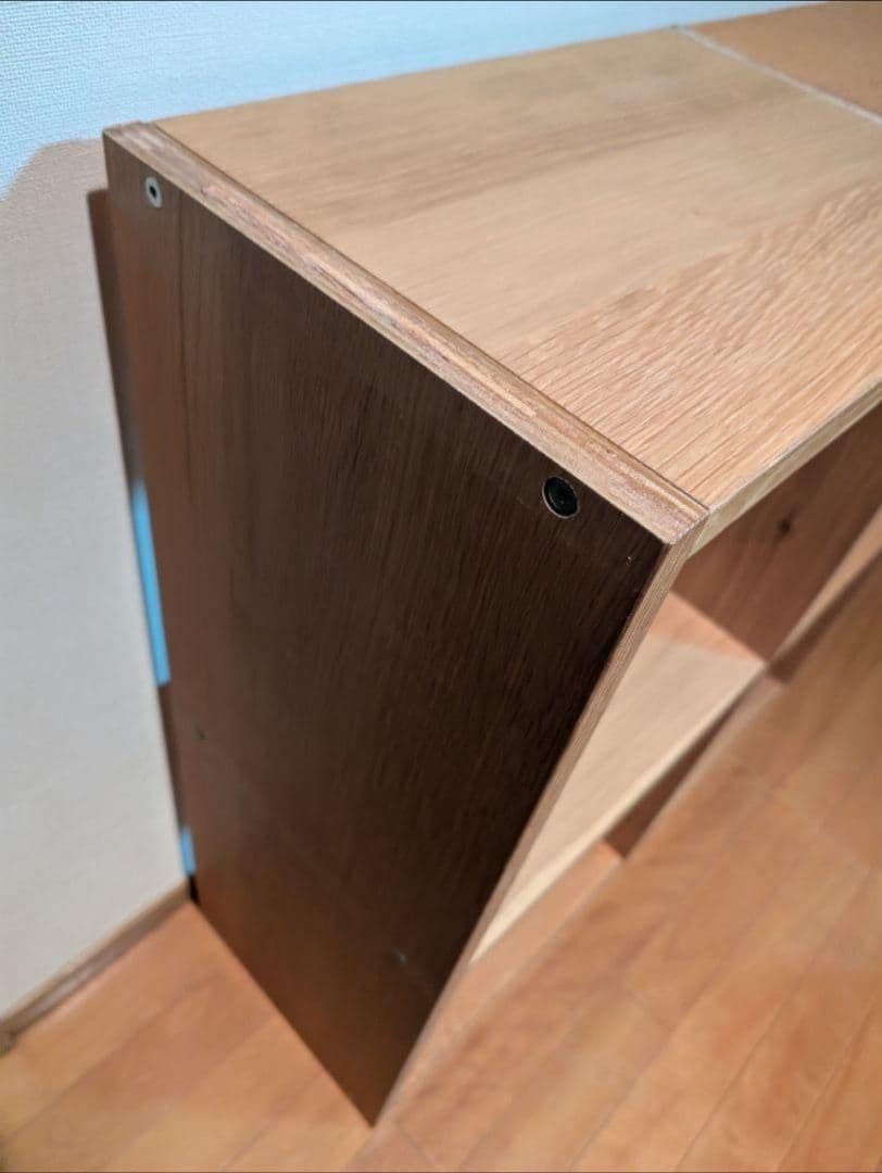 ミ*ナ様 《送料込》無印良品 スタッキングシェルフ 2×2 引出付 棚 収納