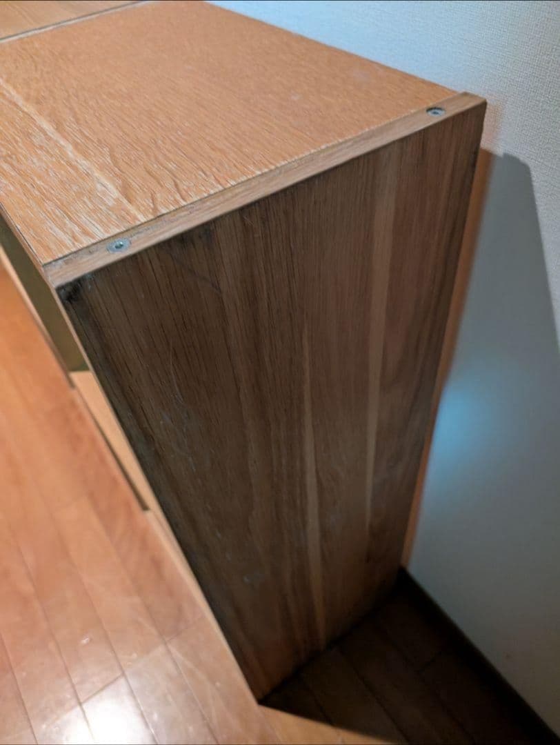 ミ*ナ様 《送料込》無印良品 スタッキングシェルフ 2×2 引出付 棚 収納