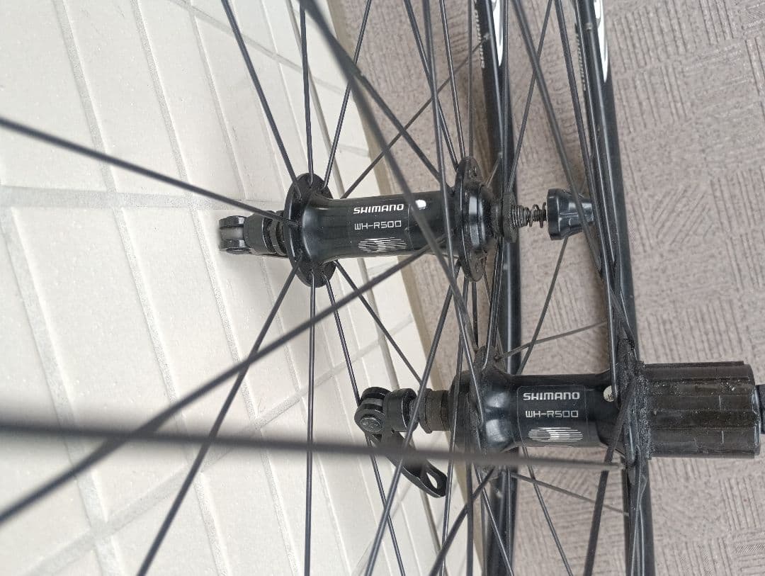 シマノWH-500 700Cクリンチャーホイール前後セット 8-10S用