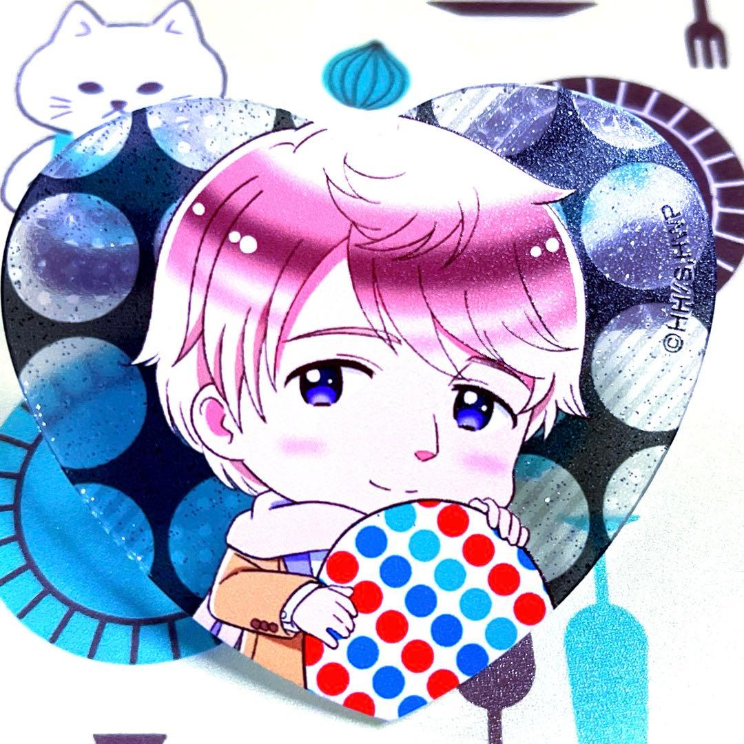 ヘタリアWorld☆Starsハート型アクリルバッジ