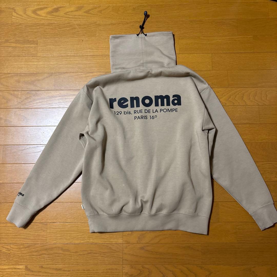 renoma golf ベージュ ハイネック トレーナー