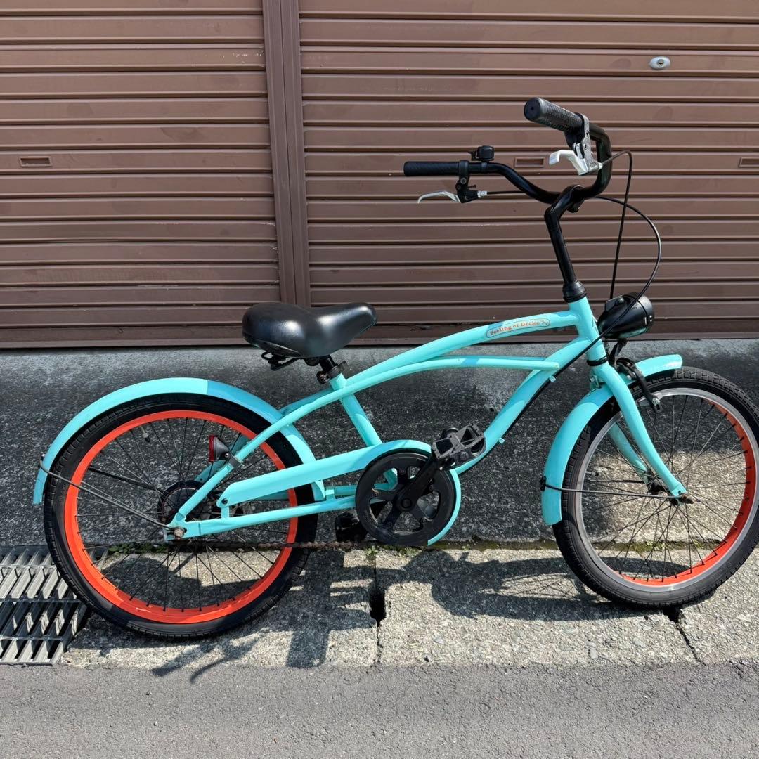 20インチ 子供用ビーチクルーザー　フィーリングオブデックス　レインボー