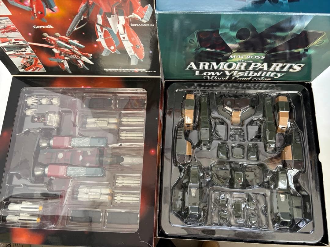1/48VF-1J スーパーバルキリー & アーマーパーツ組み合わせ