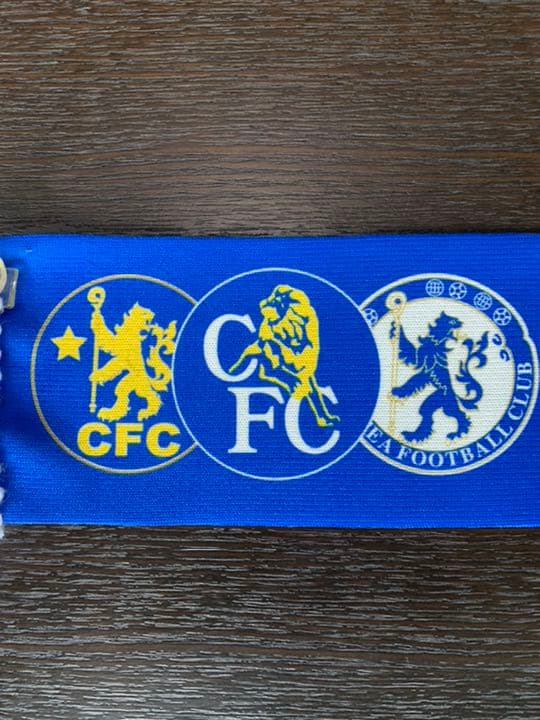 Chelsea カーキット(マフラー)+未開封ピンバッジ